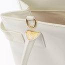GUCCI Hand Bag Patent leather White Gold 000 2404 0503 Auth ep15939-29