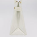 GUCCI Hand Bag Patent leather White Gold 000 2404 0503 Auth ep15939-5