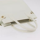 GUCCI Hand Bag Patent leather White Gold 000 2404 0503 Auth ep15939-7