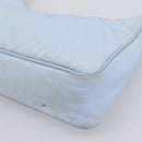 PRADA Hand Bag Nylon Light Blue Gold Auth ep15940A-12