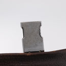GUCCI GG Canvas Waist bag Beige Silver 131236 Auth ep15942-19