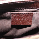GUCCI GG Canvas Waist bag Beige Silver 131236 Auth ep15942-21