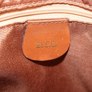 GUCCI Bamboo Hand Bag Leather 2way Brown Gold 000 1274 0290 Auth ep15945-21