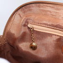GUCCI Bamboo Hand Bag Leather 2way Brown Gold 000 1274 0290 Auth ep15945-24