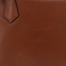 GUCCI Bamboo Hand Bag Leather 2way Brown Gold 000 1274 0290 Auth ep15945-2