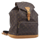 LOUIS VUITTON Monogram Montsouris GM Backpack M51135 LV Auth ep15946-1