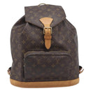 LOUIS VUITTON Monogram Montsouris GM Backpack M51135 LV Auth ep15946-13