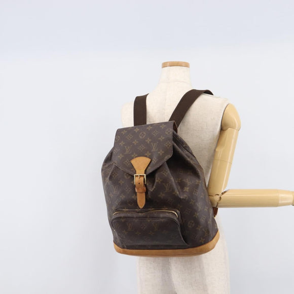 LOUIS VUITTON Monogram Montsouris GM Backpack M51135 LV Auth ep15946