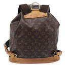 LOUIS VUITTON Monogram Montsouris GM Backpack M51135 LV Auth ep15946-2