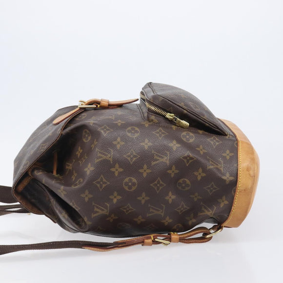 LOUIS VUITTON Monogram Montsouris GM Backpack M51135 LV Auth ep15946