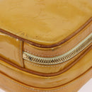 LOUIS VUITTON Monogram Vernis Wooster Bag Lime Yellow M91075 LV Auth ep15950-21