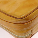 LOUIS VUITTON Monogram Vernis Wooster Bag Lime Yellow M91075 LV Auth ep15950-22