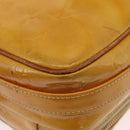 LOUIS VUITTON Monogram Vernis Wooster Bag Lime Yellow M91075 LV Auth ep15950-23