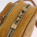 LOUIS VUITTON Monogram Vernis Wooster Bag Lime Yellow M91075 LV Auth ep15950-24