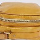 LOUIS VUITTON Monogram Vernis Wooster Bag Lime Yellow M91075 LV Auth ep15950-7