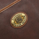 Burberrys Shoulder Bag Leather Brown Gold Auth ep15952-17