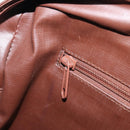 Burberrys Shoulder Bag Leather Brown Gold Auth ep15952-20