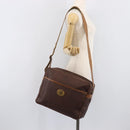 Burberrys Shoulder Bag Leather Brown Gold Auth ep15952-24