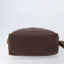 Burberrys Shoulder Bag Leather Brown Gold Auth ep15952-5