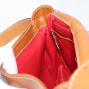 CELINE Shoulder Bag Leather Brown Gold Auth ep15959-24