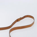 CELINE Shoulder Bag Leather Brown Gold Auth ep15959-14