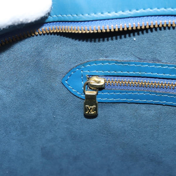 LOUIS VUITTON Epi Saint Jacques Shopping Bag Blue M52275 LV Auth ep15960