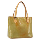 LOUIS VUITTON Monogram Vernis Houston Hand Bag Baby Blue M91005 LV Auth ep15961-1