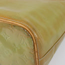 LOUIS VUITTON Monogram Vernis Houston Hand Bag Baby Blue M91005 LV Auth ep15961-17