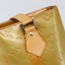 LOUIS VUITTON Monogram Vernis Houston Hand Bag Baby Blue M91005 LV Auth ep15961-19