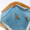 LOUIS VUITTON Monogram Vernis Houston Hand Bag Baby Blue M91005 LV Auth ep15961-23