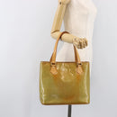 LOUIS VUITTON Monogram Vernis Houston Hand Bag Baby Blue M91005 LV Auth ep15961-27