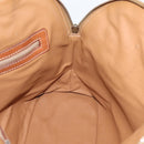 CELINE Macadam Canvas Hand Bag PVC Leather 2way Brown Gold Auth ep15962-22