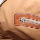 CELINE Macadam Canvas Hand Bag PVC Leather 2way Brown Gold Auth ep15962-24
