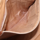 CELINE Macadam Canvas Hand Bag PVC Leather 2way Brown Gold Auth ep15962-25