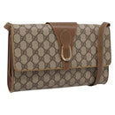 GUCCI GG Supreme Shoulder Bag PVC Beige Gold 94 02 050 Auth ep15966-1