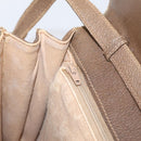 GUCCI GG Supreme Shoulder Bag PVC Beige Gold 94 02 050 Auth ep15966-21