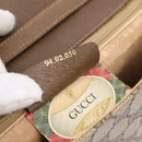 GUCCI GG Supreme Shoulder Bag PVC Beige Gold 94 02 050 Auth ep15966-12
