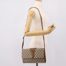 GUCCI GG Supreme Shoulder Bag PVC Beige Gold 94 02 050 Auth ep15966-22