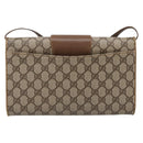 GUCCI GG Supreme Shoulder Bag PVC Beige Gold 94 02 050 Auth ep15966-2