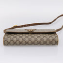 GUCCI GG Supreme Shoulder Bag PVC Beige Gold 94 02 050 Auth ep15966-5
