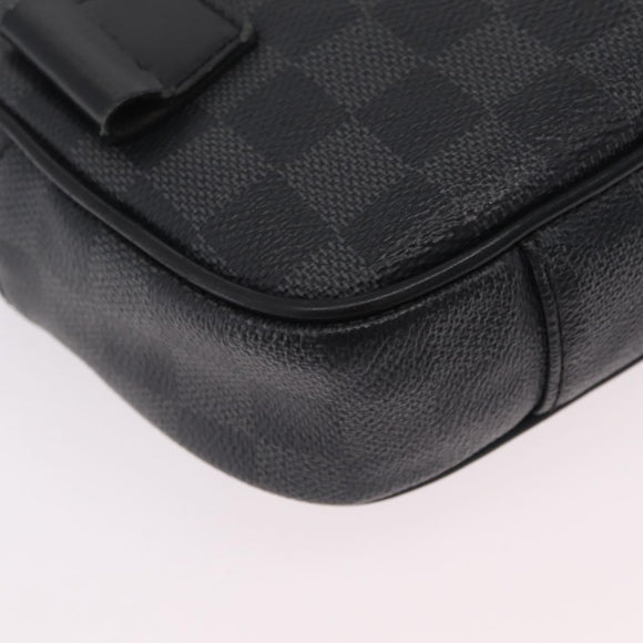 LOUIS VUITTON Damier Graphite Ambreil Shoulder Bag N41289 LV Auth ep15967