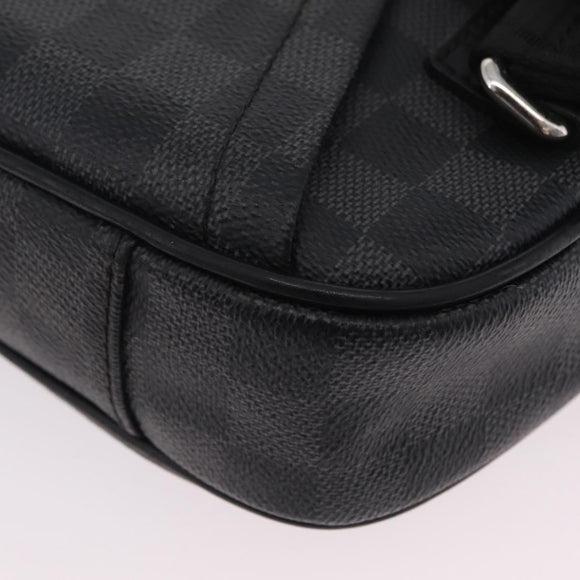 LOUIS VUITTON Damier Graphite Ambreil Shoulder Bag N41289 LV Auth ep15967