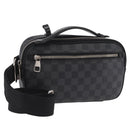LOUIS VUITTON Damier Graphite Ambreil Shoulder Bag N41289 LV Auth ep15967-1