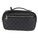 LOUIS VUITTON Damier Graphite Ambreil Shoulder Bag N41289 LV Auth ep15967-13