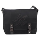 LOUIS VUITTON Damier Geant Roux Shoulder Bag Black M93079 LV Auth ep15970-2