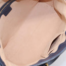 GUCCI GG Canvas Guccissima Hand Bag Leather 2way Blue Gold 428226 Auth ep15971-17