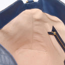 GUCCI GG Canvas Guccissima Hand Bag Leather 2way Blue Gold 428226 Auth ep15971-19