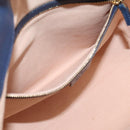 GUCCI GG Canvas Guccissima Hand Bag Leather 2way Blue Gold 428226 Auth ep15971-21