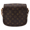 LOUIS VUITTON Monogram Saint Cloud MM Shoulder Bag M51243 LV Auth ep15973-2