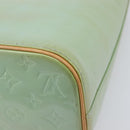 LOUIS VUITTON Monogram Vernis Houston Hand Bag Baby Blue M91005 LV Auth ep15974-16